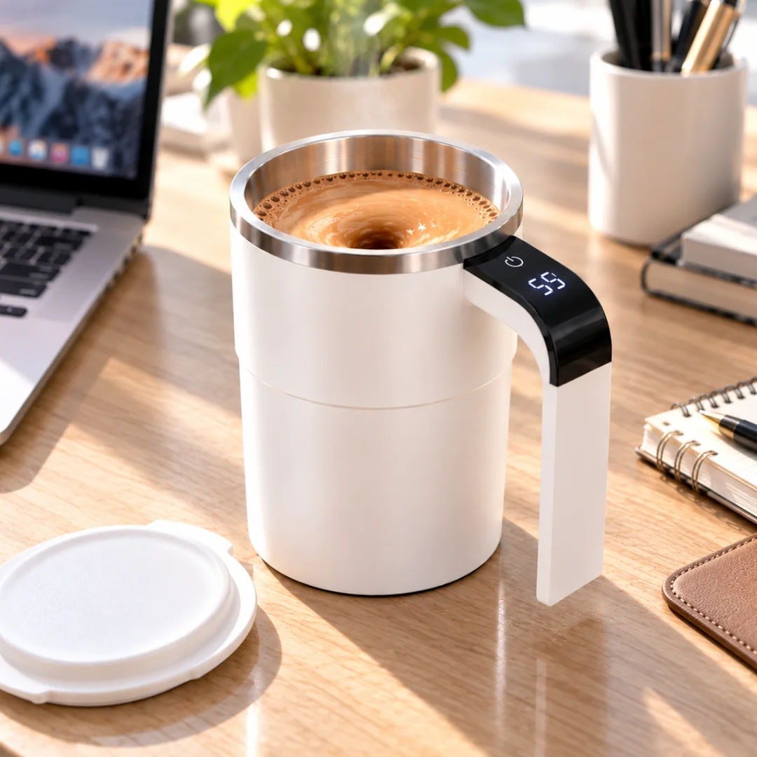 Power Stir Mug, three boxes