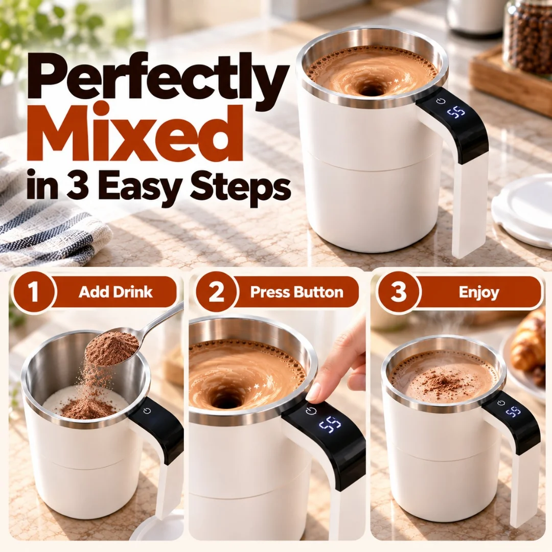 Power Stir Mug, two boxes